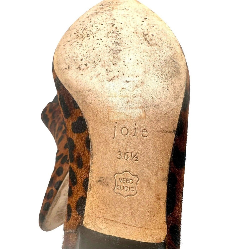 JOIE JOIE BARLEENA CALF HAIR ANIMAL PRINT BOOTIES SZ 6.5 US - Picture 11 of 11